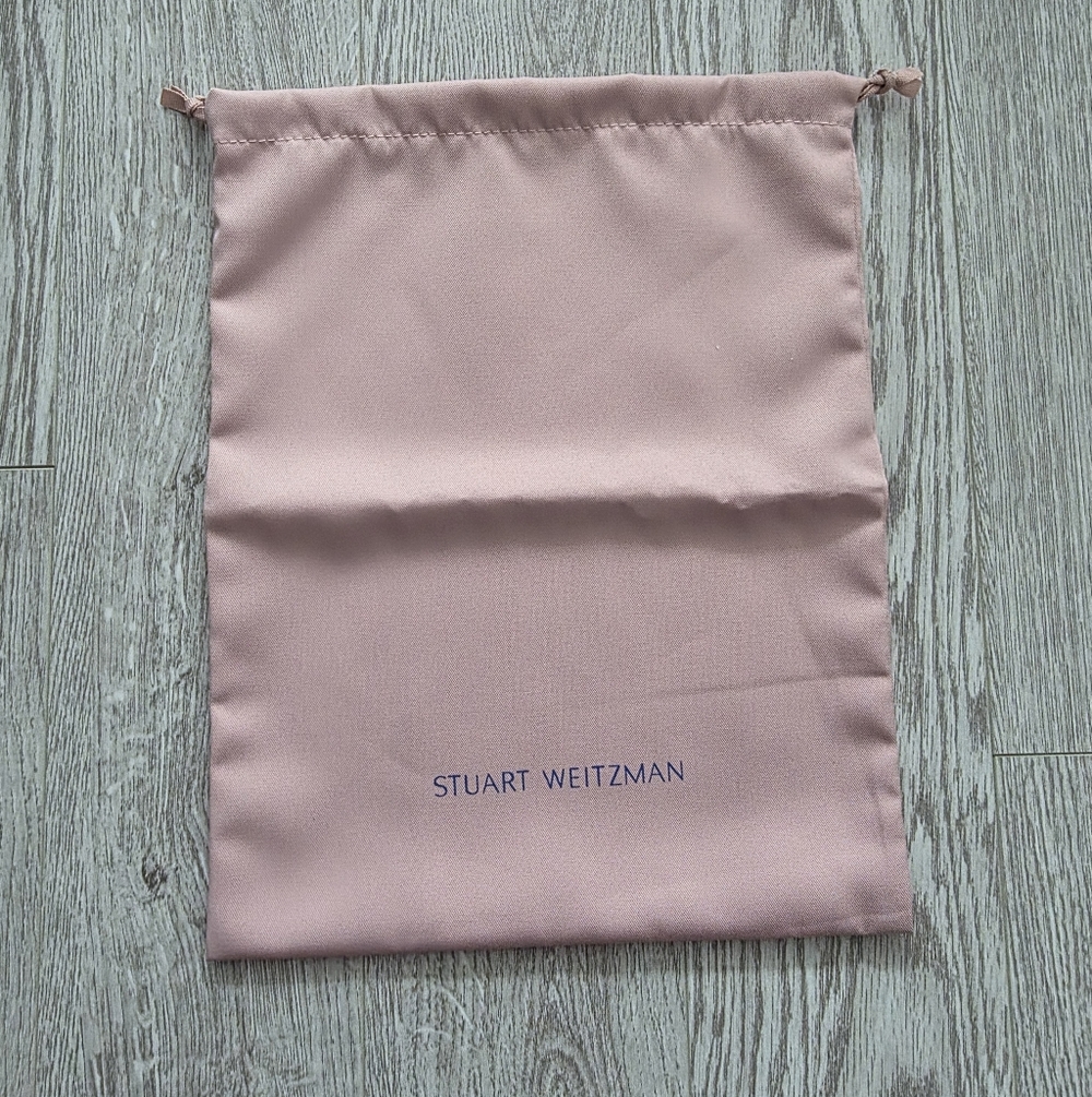 Stuart Weitzman Pink Dust Bag Dustbag For Shoes